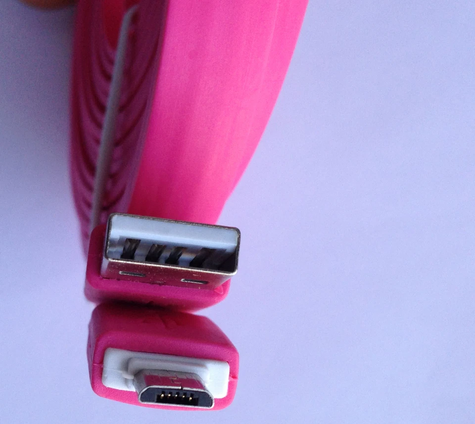 FLAT Micro USB Sync Data Cable Cord 10ft Long for Galaxy S3 S4 Note HTC LG Nokia - Image 4 of 4