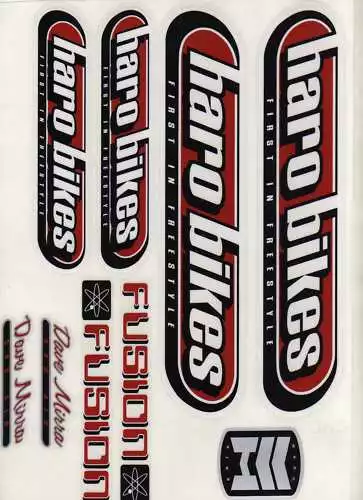 Haro bmx stickers cheap