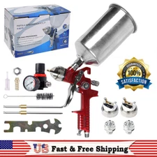 HVLP Auto Paint Air Spray Gun Gravity Feed Car Primer 1.4MM 1.7MM 2.5MM Nozzle
