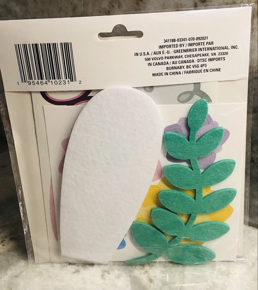 Basket Buddies Decoration Kit-Easter Bunny- Decorate Your Own Easter Basket. Foto 4 de 4