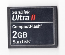 DENTED SanDisk Ultra II 2GB CF Compact Flash Camera Memory Card