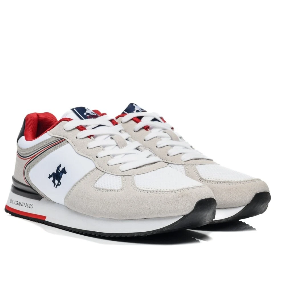 U.S. GRAND POLO SHOES SPORT WHITE NAVY GPM313105 eBay