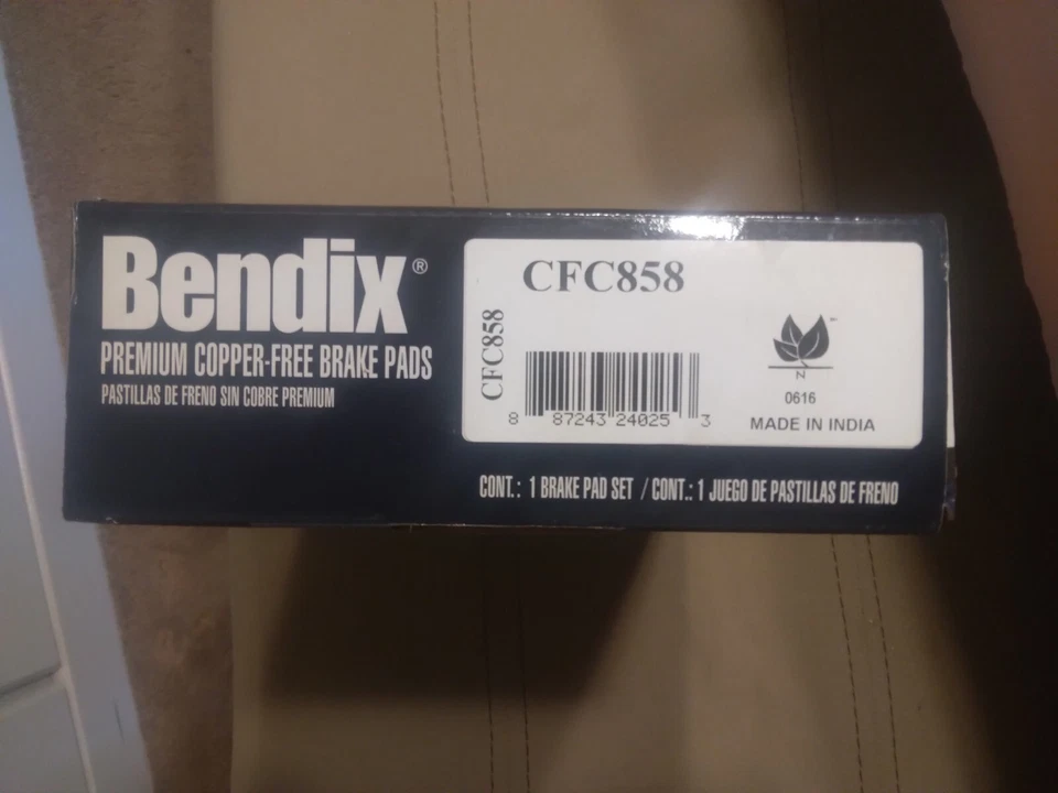 Pastillas de freno traseras Chrysler Town And Country 2003-2007, Dodge Caravan Bendix Foto 2 de 4