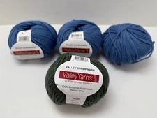 Valley Yarn Valley Superwash Yarn 100% Extra Fine Merino Wool Assorted