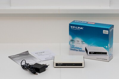 TP-LINK 5-Port Desktop Switch TL-SF1005D  10/100Mbps * Originalverpackung
