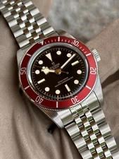 Tudor Black Bay 41 Black Dial Steel Men's Watch M7941A1A0RU-0003 RED METAS
