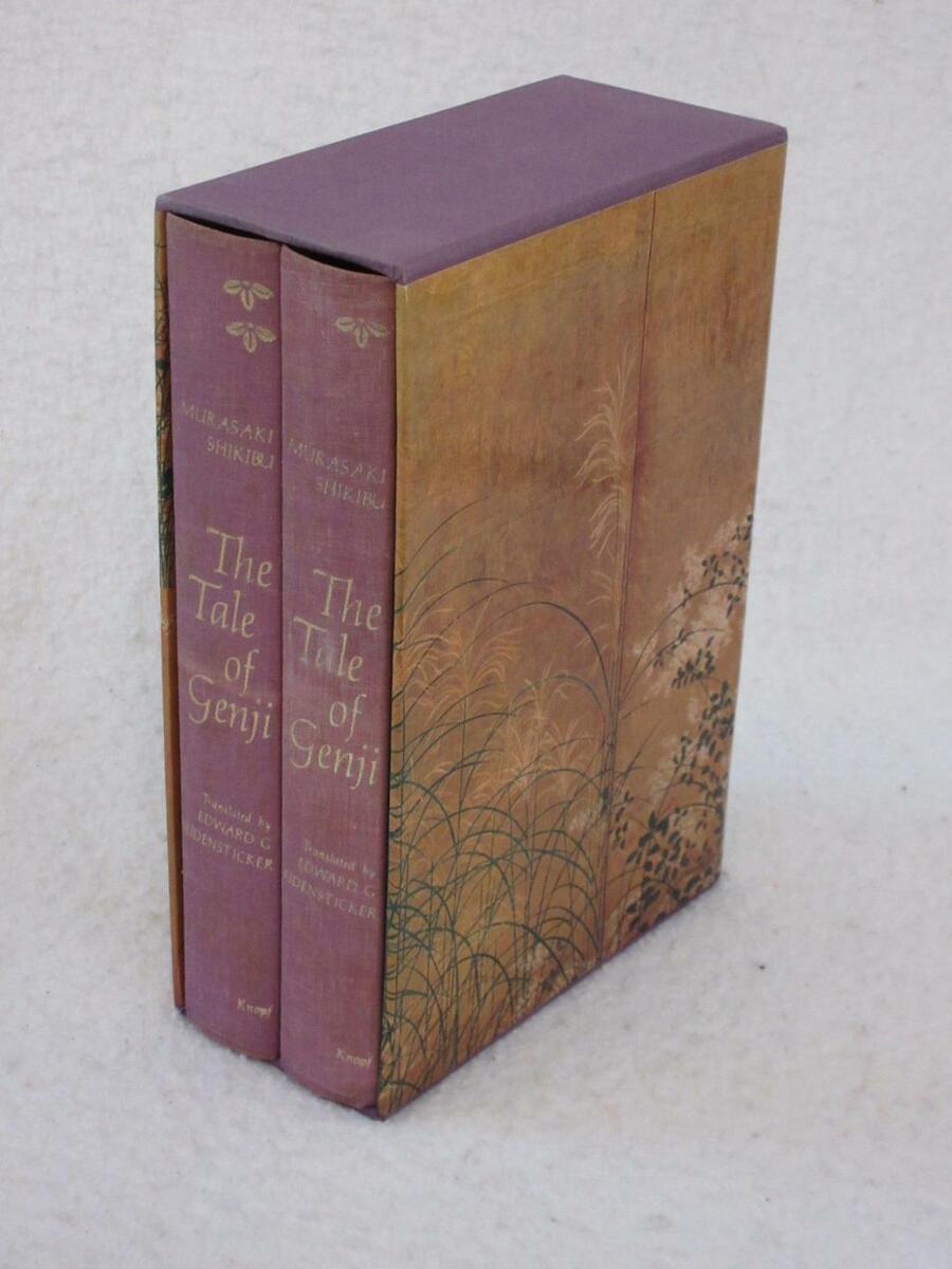 Murasaki Shikibu THE TALE OF GENJI A. Knopf c.1977 2 Volumes Murasaki Shikibu THE TALE OF GENJI A. Knopf c.1977 2 Volumes