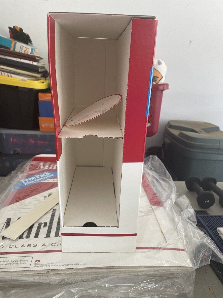 Marlboro Cigarettes Gas Station Store Advertising Display Box