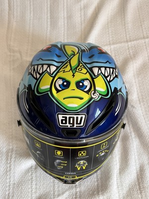 Casco Valentino Rossi Tiburon Agv Back To Misano