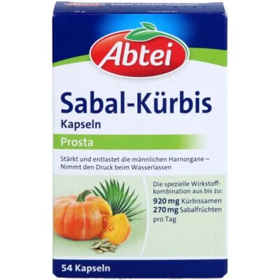 OMEGA PHARMA DEUTSCHLAND GMBH ABTEI Sabal Kürbis Kapseln 54 St PZN04132224