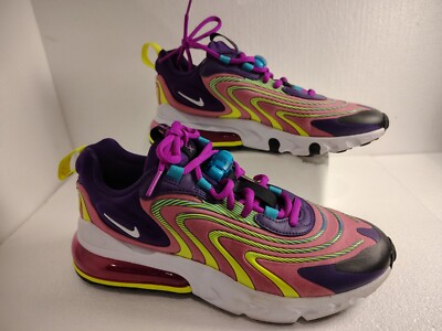 Women s Size 8 Nike Air Max 270 Shoes React Eggplant Magic Flamingo CK2595-500 
