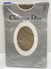 New Christian Dior 4533 vintage nylon pantyhose sandalfoot stockings Size 2