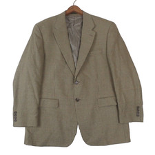 Lauren Ralph Lauren Lord  Taylor Blazer Mens 44R Houndstooth Silk Wool Blend