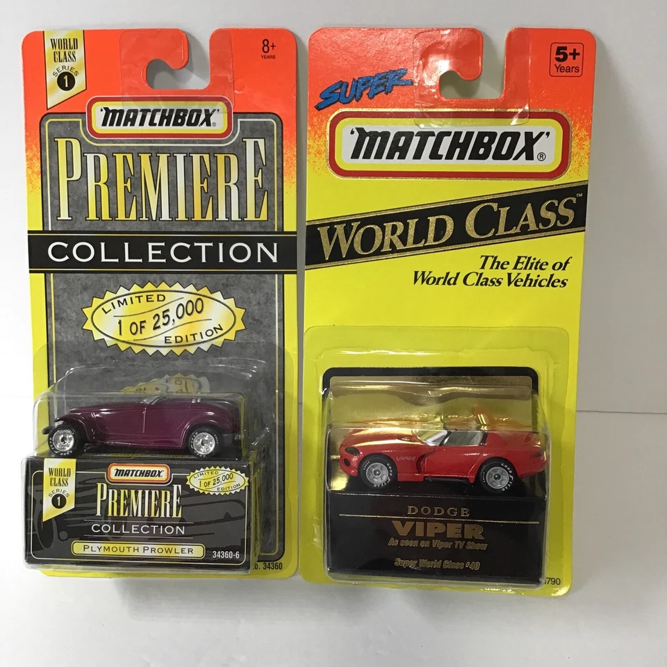Matchbox. 2 coches, Plymouth Prowler y un Dodge Viper, escala 1/64 Foto 2 de 4