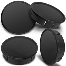 4 x 60mm - 56mm Black Hub Caps Wheel Cover Hub Cap Hub Caps Universal