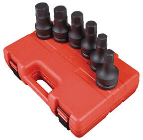 1'' Dr SAE Hex Dr Impact Socket Set, 6Pc SUU-5606 Brand New!