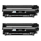2 - PACK Q2612A 12A Black Toner Compatible With HP LaserJet 1018 1020 1022 Ink