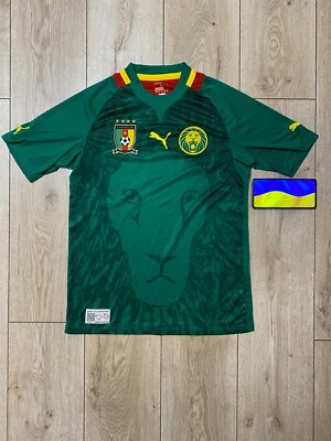 CAMEROON 2012 2013 NATIONAL TEAM HOME FOOTBALL SHIRT SOCCER JERSEY