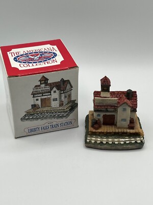 Liberty Falls Train Station The Americana Collection Sammlung 1991 