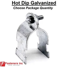 Hot Dip Galvanized Rigid Pipe Clamps for Unistrut Channel Strut Straps