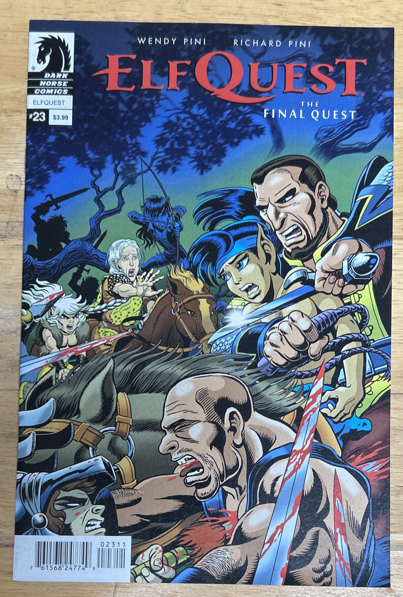 Cómic ElfQuest The Final Quest #23; Wendy & Richard Pini; aplicación Cutter & Shuna; casi nuevo
