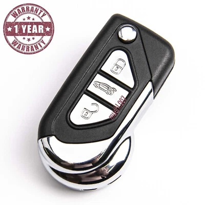 NEUF 3 BOUTON TELECOMMANDE CLE PLIP COQUE DE REPARATION POUR CITROEN C3 DS3
