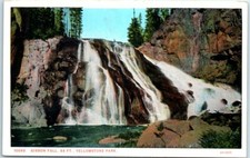 Postcard - Gibbon Fall, Yellowstone National Park - Wyoming