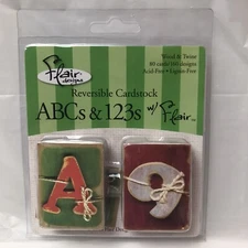 Wood And Twine Flair Designs Letters Numbers Cardstock Scrapbook Craft