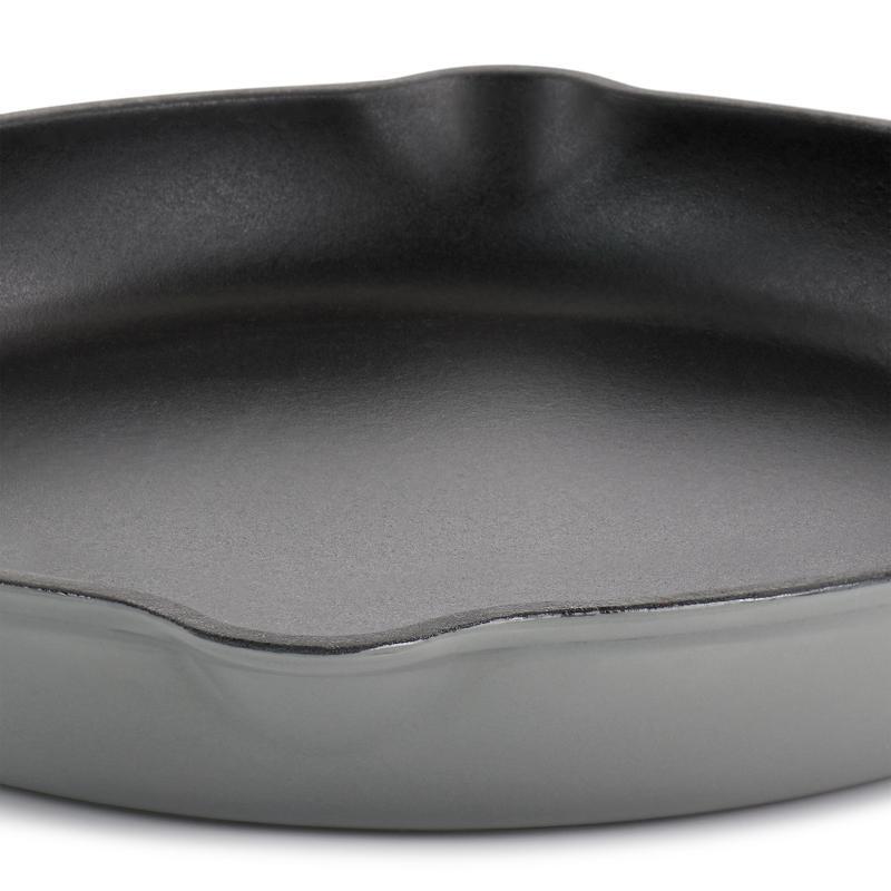 Enameled Cast Iron Skillet 10.25 Inch NonStick Oven Safe 450F 2