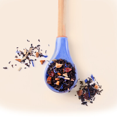 TESS PLEASURE TEA BLACK Loose Leaf Russian Tea with APPLE ROSEHIP