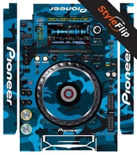 Pioneer CDJ-2000 Nexus Skin | Blue Camo | Protective Decal | StyleFlip Skins