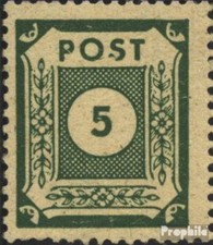 Sowjetische Zone (All.Bes.) 57III, S besch&auml;digt postfrisch 1945 Ziffernserie