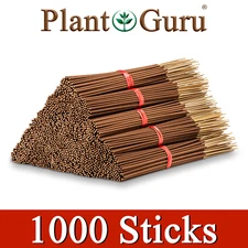 1000 Unscented Incense Sticks 11" BULK WHOLESALE 100% Natural Joss Punk