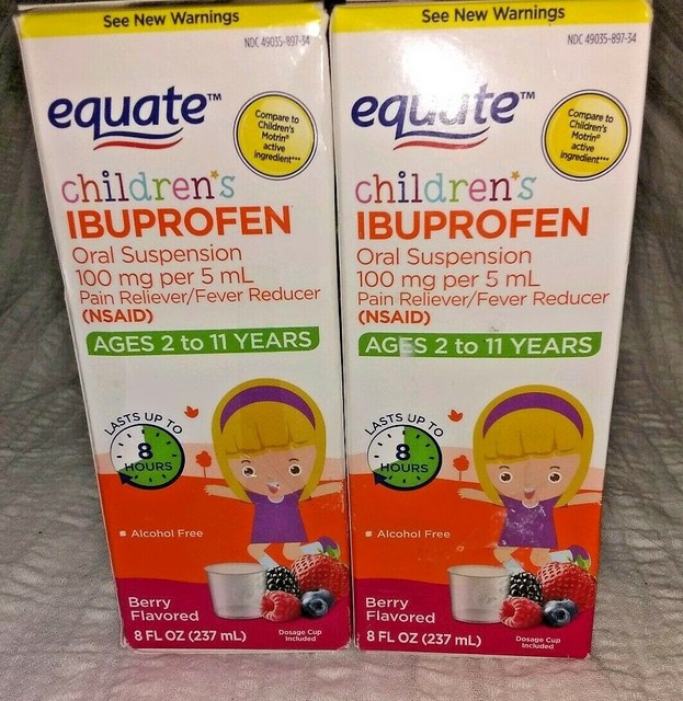 EQUATE Children's Ibuprofen Berry Suspension 8 Oz for sale online eBay