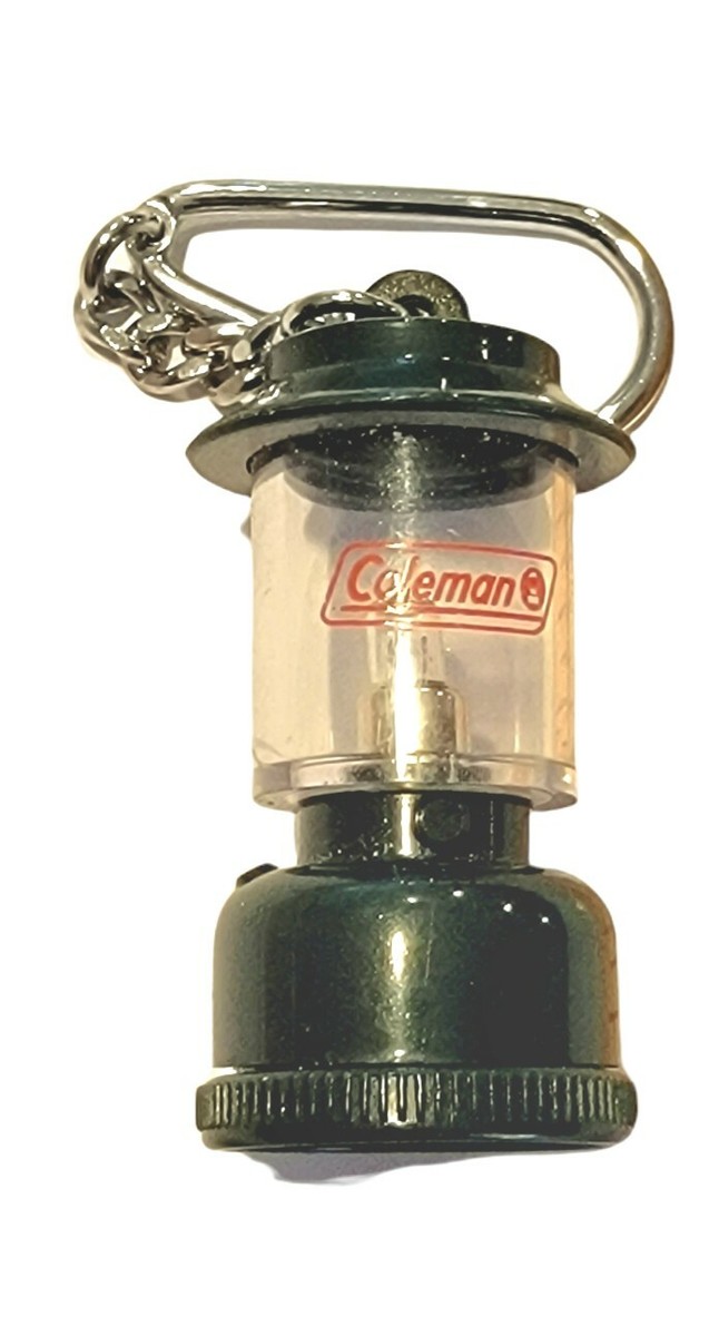 Coleman Miniature Lantern Replica Keychain Keyring KeyTag Light