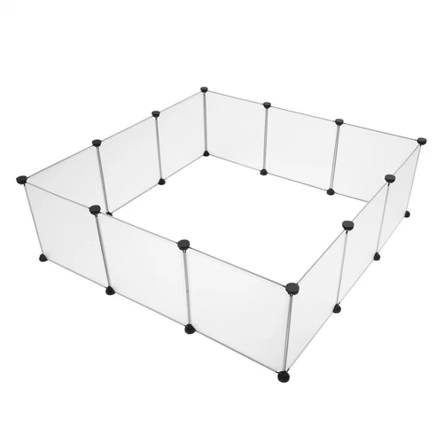 Pet Playpen Portable Plastic Yard Fence Small Animals, Puppy Kennel Crate Fence - Bild 11 von 11