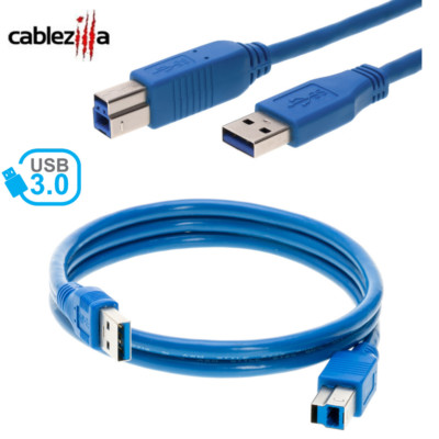 USB Cable 3.0 Printer  A To B Type Male Device Cord Brother Dell Epson Cannon HP