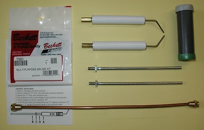 Beckett Burner Electrode Tune Up Kit, Igniters AF AFG AR SF SR 5780 up to 9''