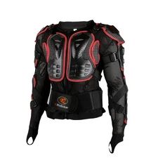 Motorcycle Full Body Armor Protector Removable Racing Jacket Motocross Spine