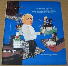 1995 Tanqueray London Dry Gin Print Ad Advertisement 10" x 12" Mr. Jenkins VTG