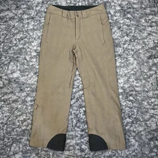Columbia Titanium Omni Tech Ski Pants Womens Size Medium Brown Black Plaid Snow