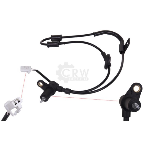 ABS Sensor Raddrehzahl DrehzahlfüHler Hinten FüR KIA Cerato Hyundai Elantra LD-image