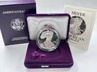 1991-S American Silver Eagle 1 oz Fine Bullion Proof Coin Set w/ Box COA & OGP