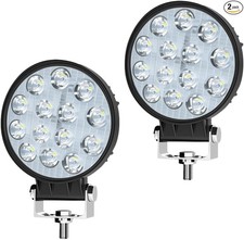 Round Led Light Pod - 4 Inch 42W Led Tractor Lights, 1500 Size: 2pcs 4inch 42W