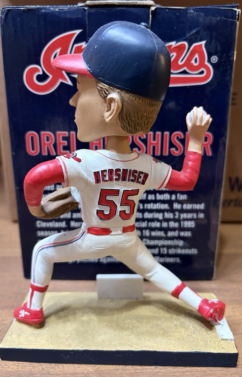 Cleveland Indians Orel Hershiser Bobblehead Stadium Give Away New