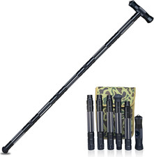 Hiking Tactical Stick Walking Staff,Portable Walking Sticks Trekking Poles Outdo
