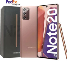 NEW Samsung Galaxy Note 20 5G N981U1 128GB Unlocked All Carriers-Mystic Bronze