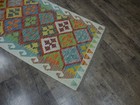 Authentic Afghan Chobi Vegetable Kilim Rug Tribal Geometric Design Rug 2.9x10 Ft — photo 4