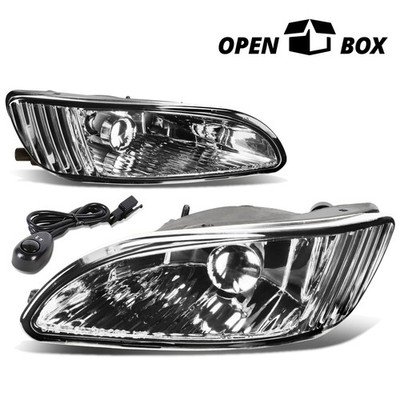 [OPEN BOX]CLEAR FRONT BUMPER FOG LIGHT+SWITCH FOR 2004-2009 LEXUS RX330/350