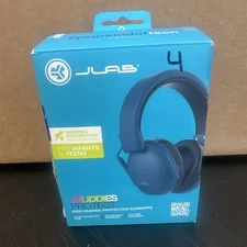 JLab JBuddies Protect Kids Ear Protection Ear Covers - Navy